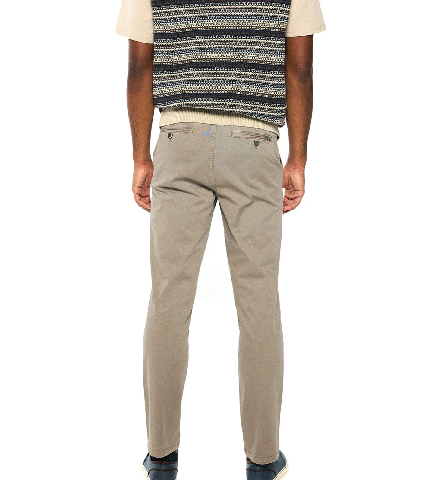 Relaxed Fit Washed Color Chino Pants
 Sand