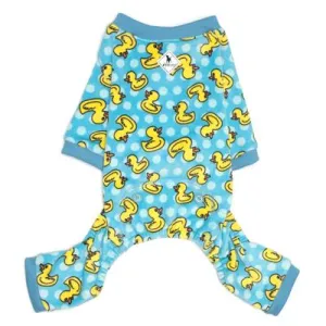 Rubber Duck Fleece Dog Jammies