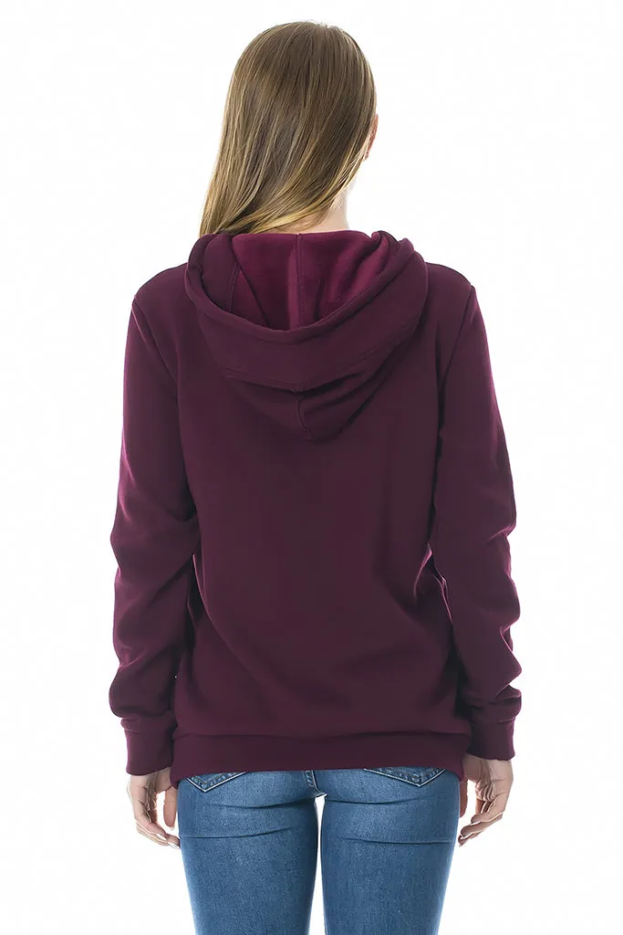 Smallshow Fleece Maternity & Nursing Hoodie