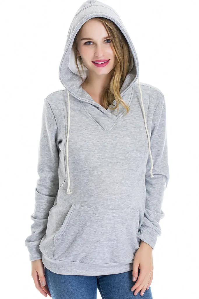 Smallshow Fleece Maternity & Nursing Hoodie