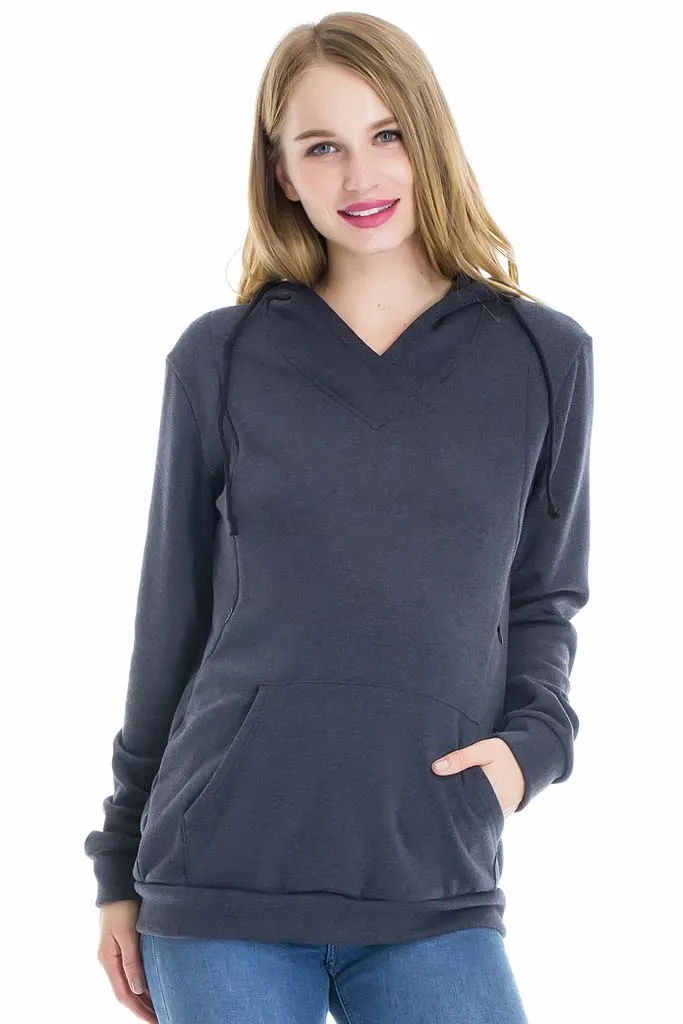 Smallshow Fleece Maternity & Nursing Hoodie