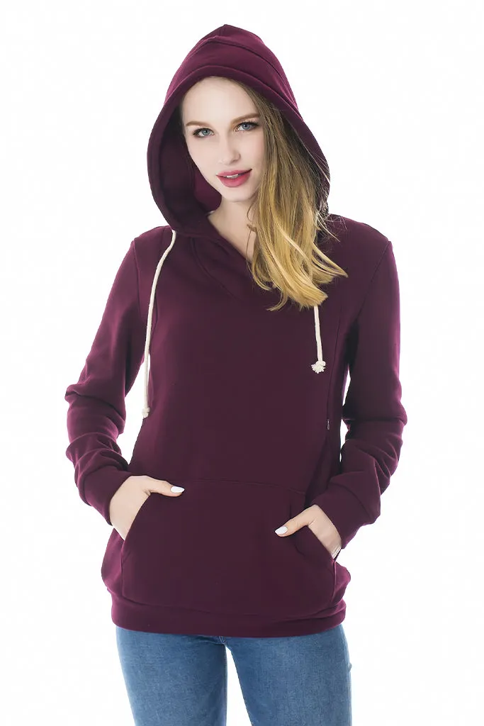 Smallshow Fleece Maternity & Nursing Hoodie