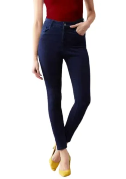 Stylish Elegant Comfortable Women High Waist Jeans