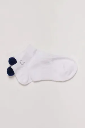 Sydney Sock | French Navy Pom Pom