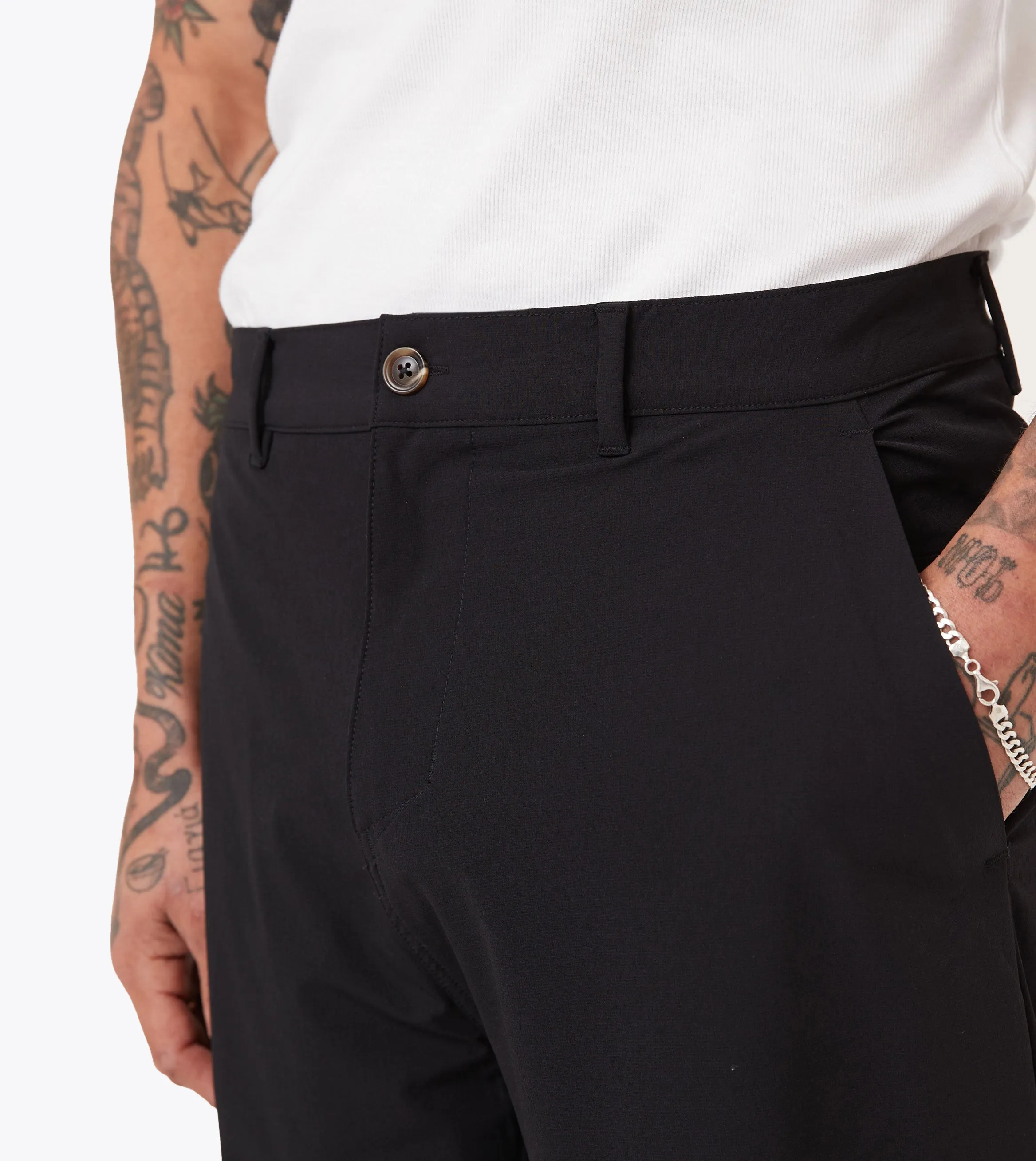 Tech Box Pant Black