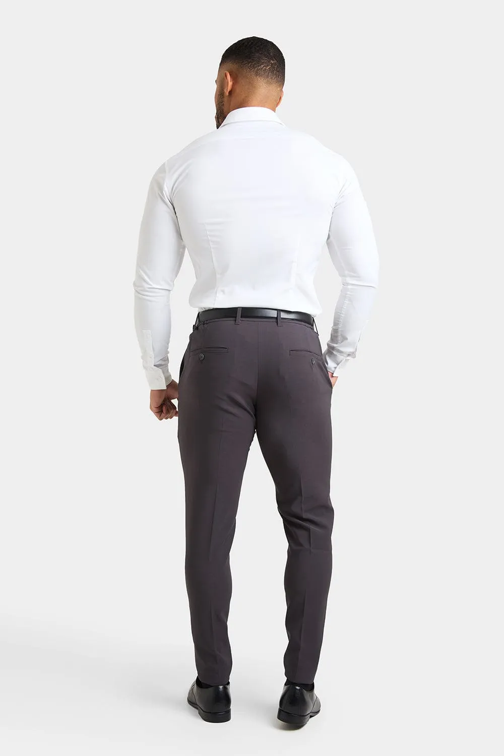 True Athletic Fit Tech Suit Pants in Slate Grey