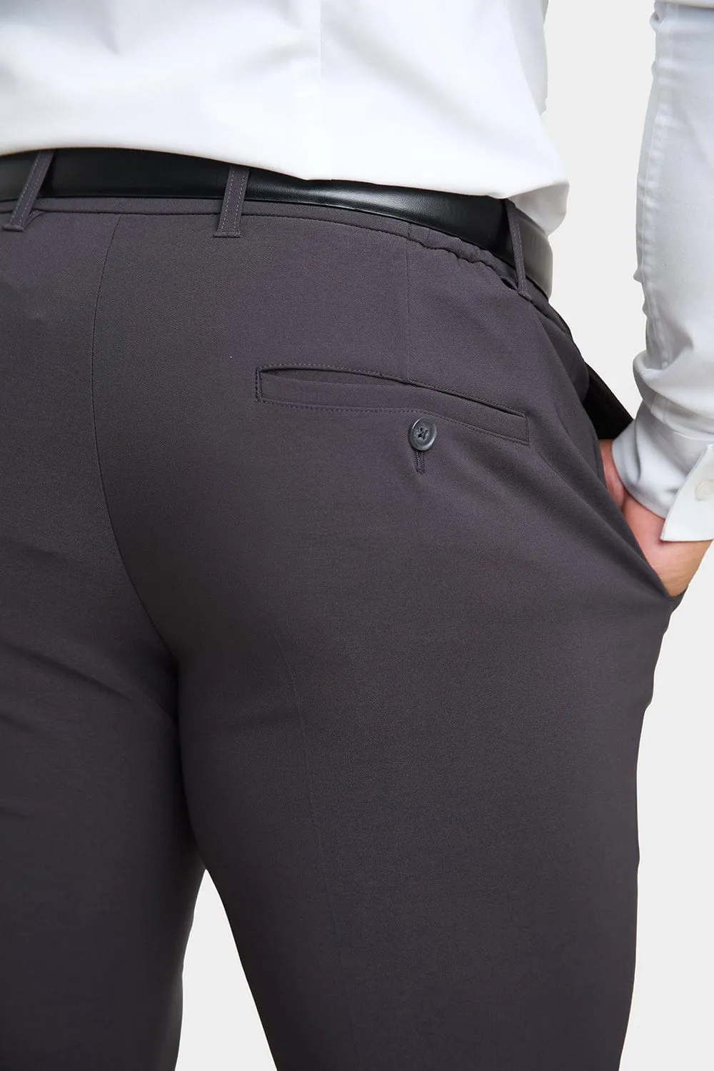 True Athletic Fit Tech Suit Pants in Slate Grey