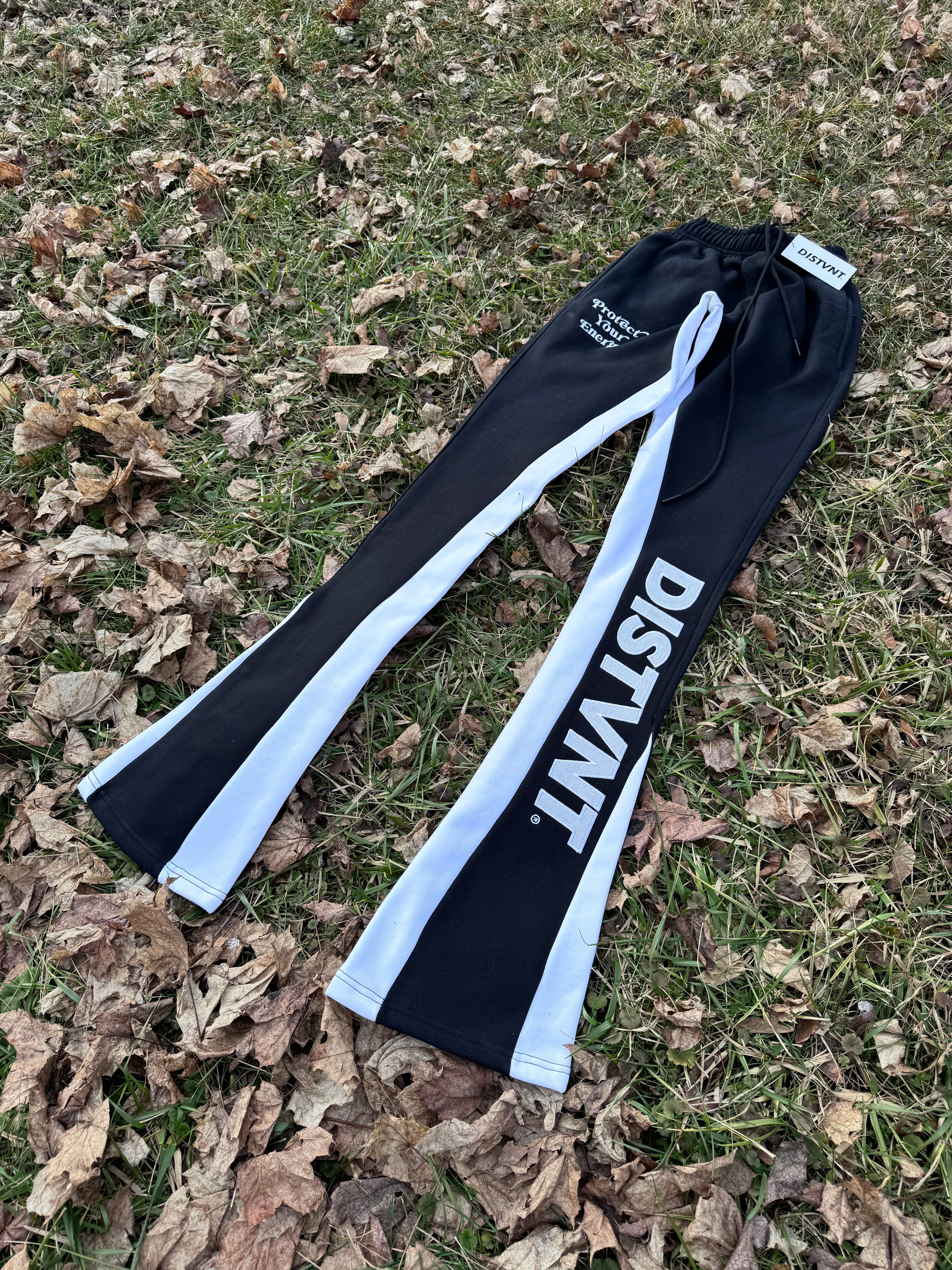 Two Tone Stacked Sweatpants (Slim Fit)