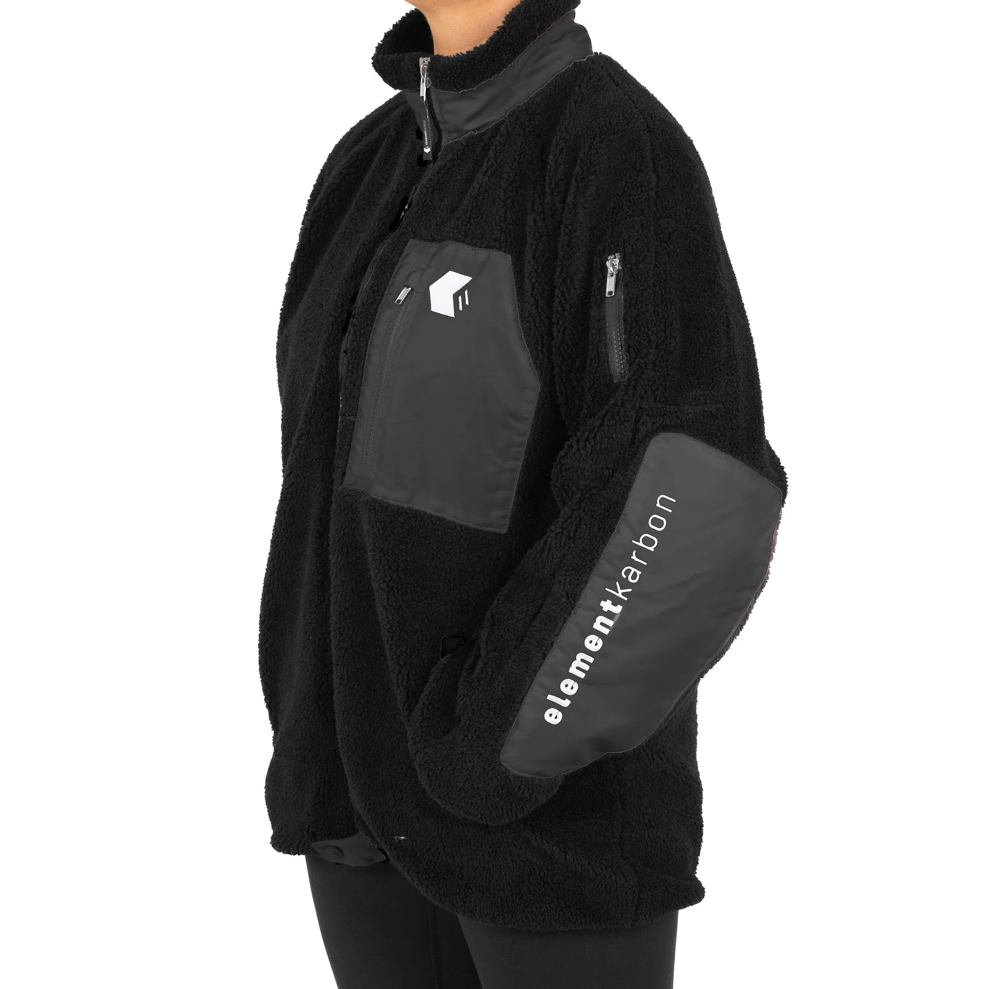 Unisex Sherpa Fleece Black