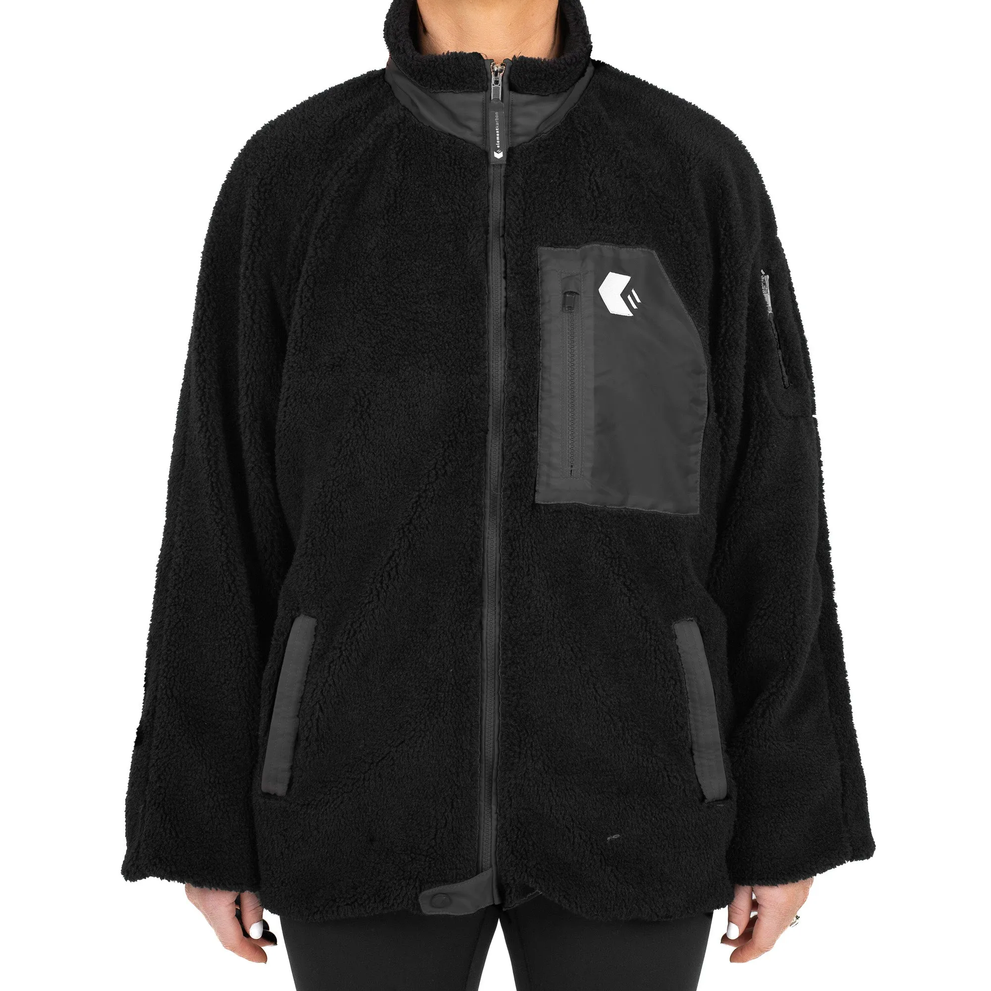 Unisex Sherpa Fleece Black