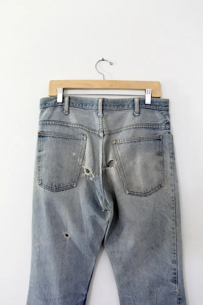 vintage JCPenney plain pocket jeans, 34 x 31