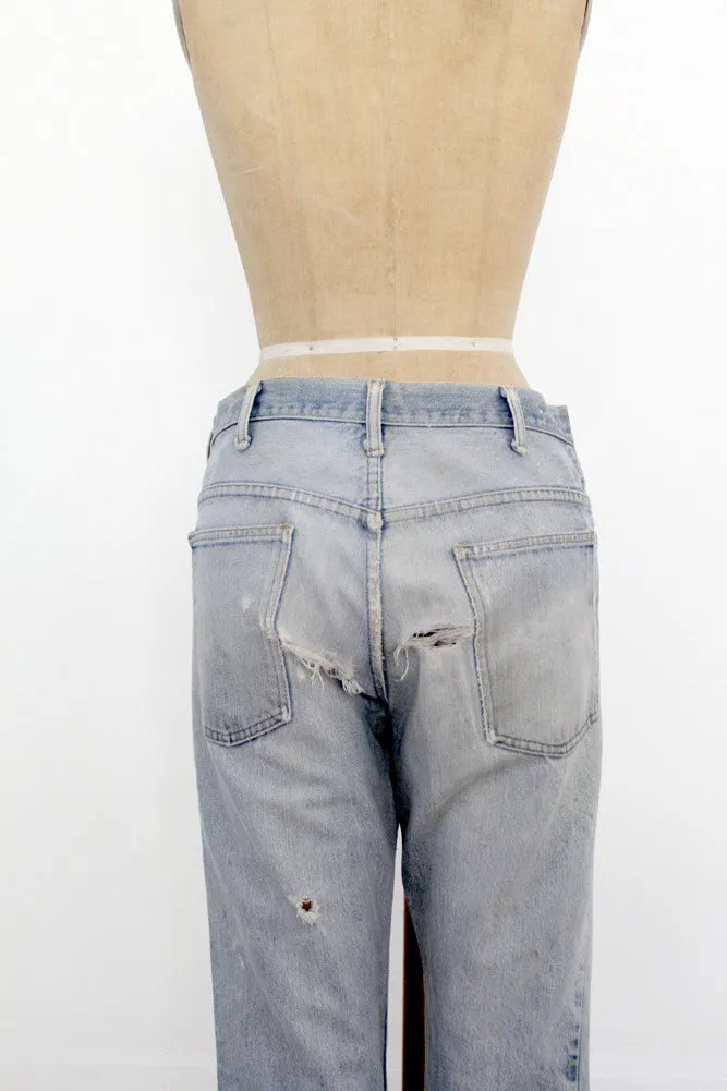 vintage JCPenney plain pocket jeans, 34 x 31