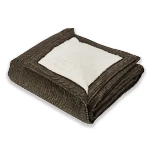 Weighted Blanket - Brown Herringbone