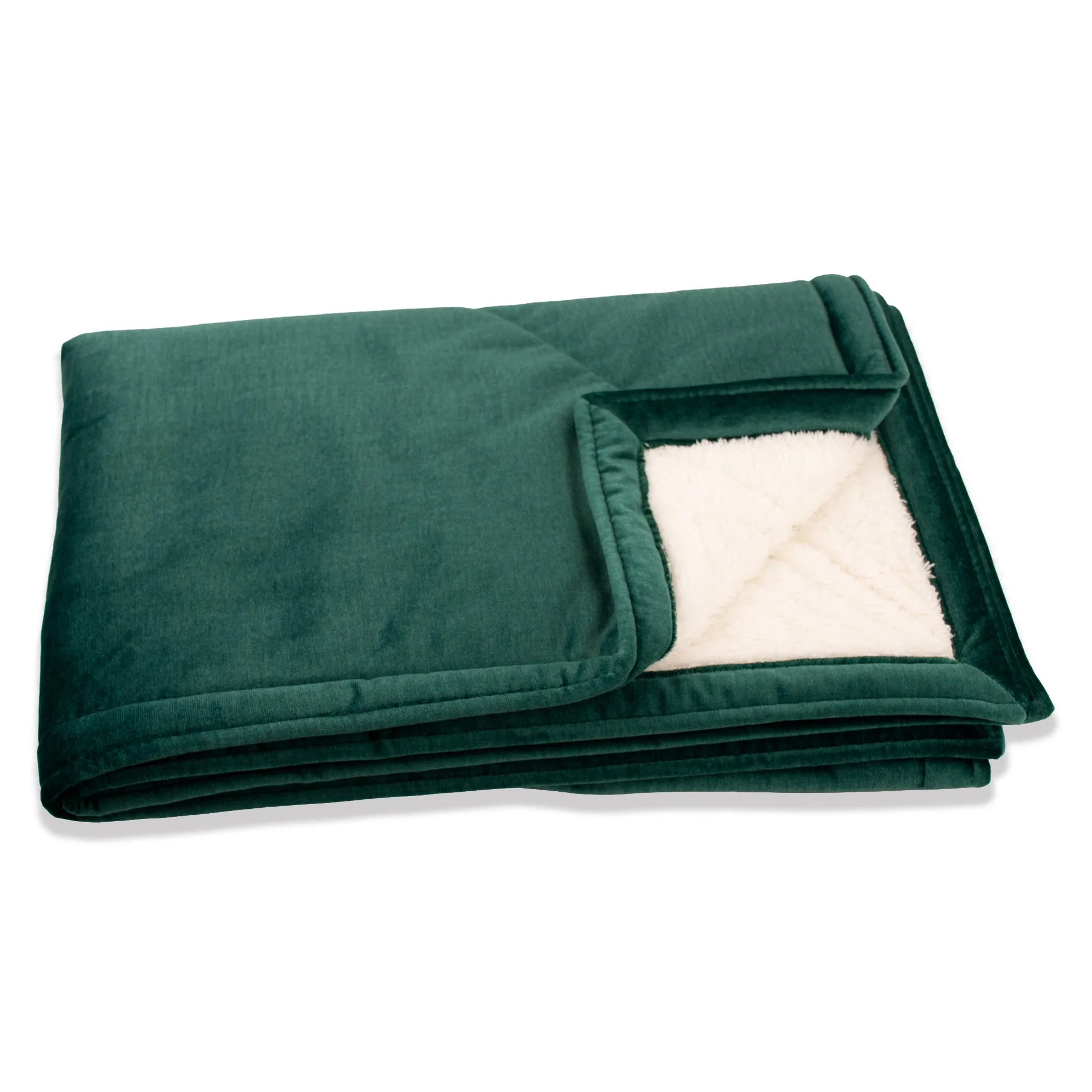 Weighted Blanket - Emerald Green Velvet