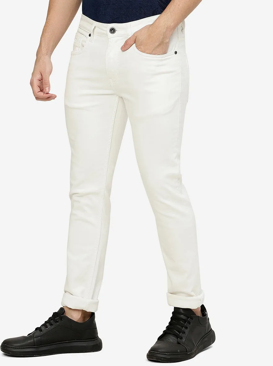 White Washed Slim Fit Jeans | JadeBlue