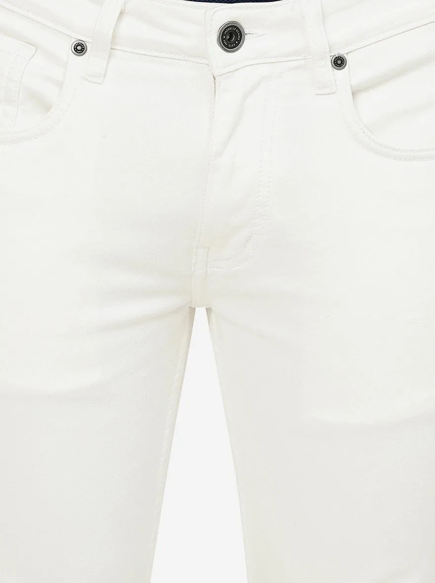 White Washed Slim Fit Jeans | JadeBlue