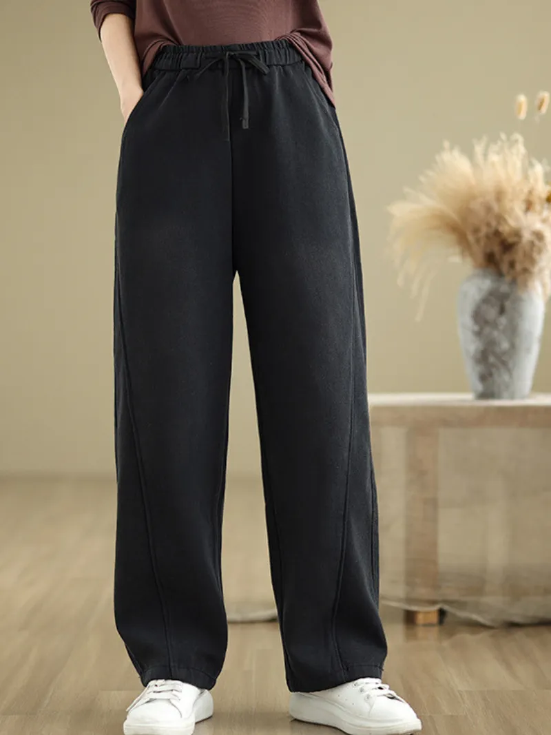 Women’s Relaxed Wear Soft Elastic-Waist Bottom