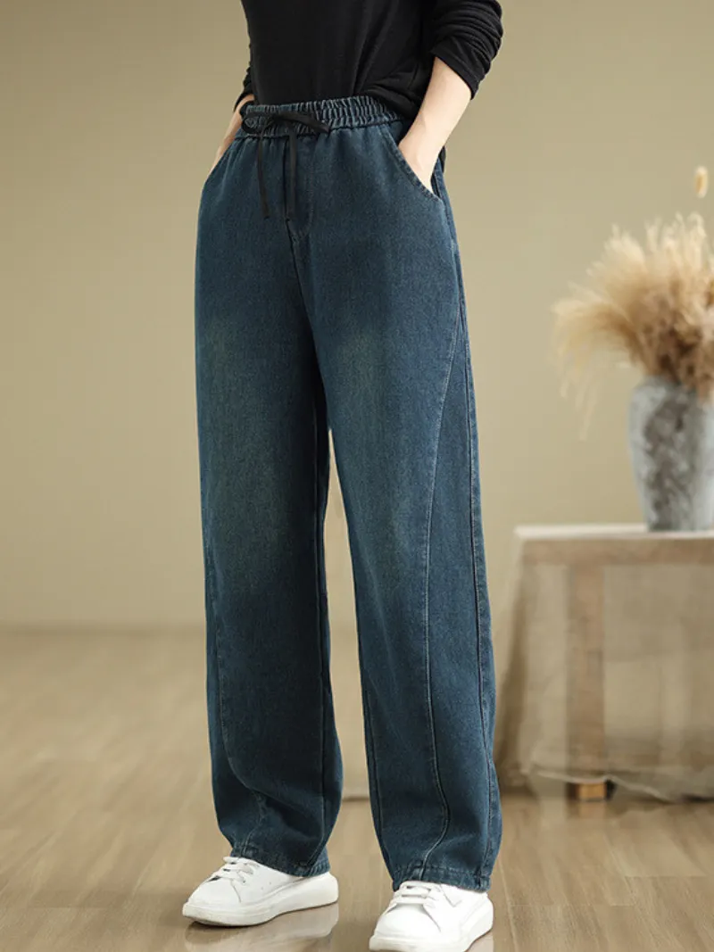 Women’s Relaxed Wear Soft Elastic-Waist Bottom