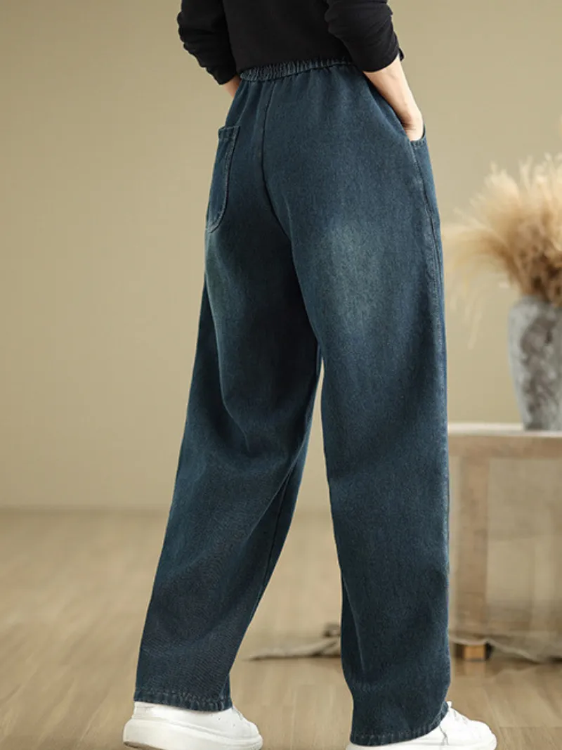 Women’s Relaxed Wear Soft Elastic-Waist Bottom