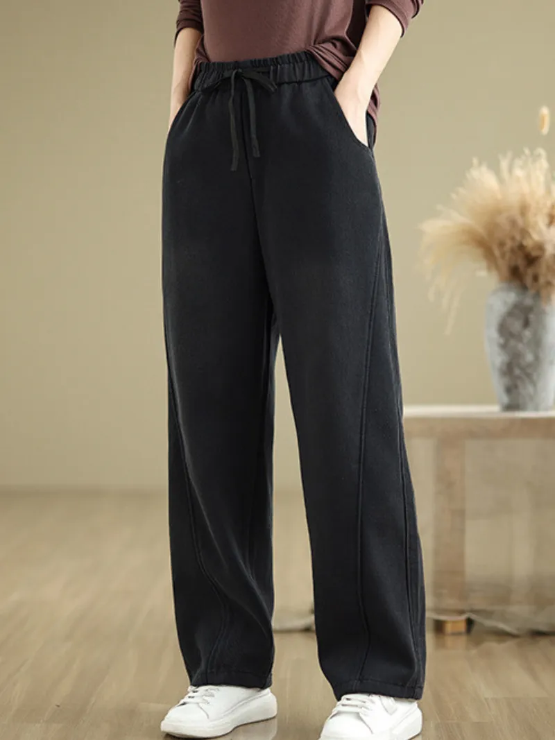 Women’s Relaxed Wear Soft Elastic-Waist Bottom