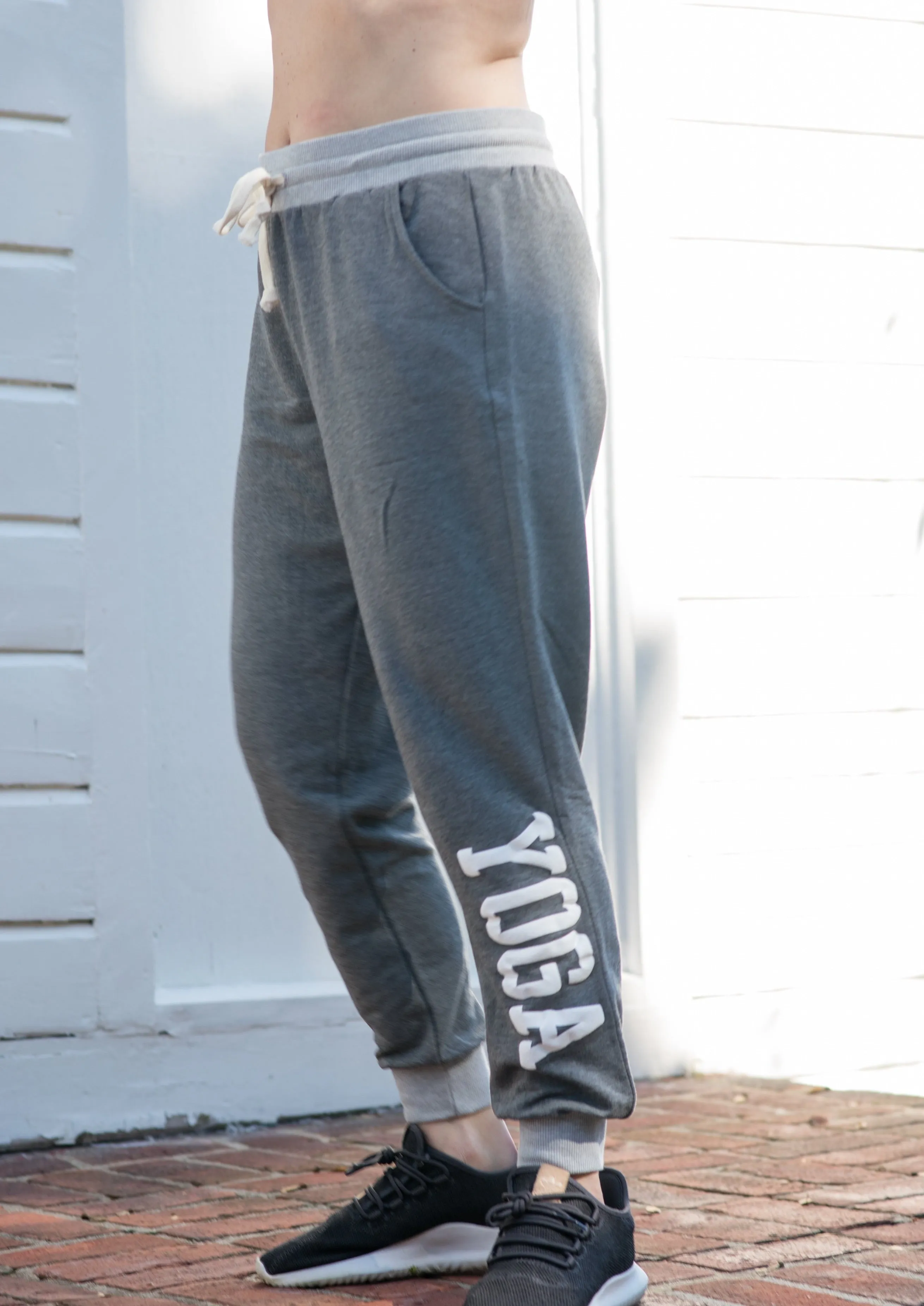 YOGA JOGGERS HEATHER GREY